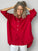 megan shirt - red cotton Apparel