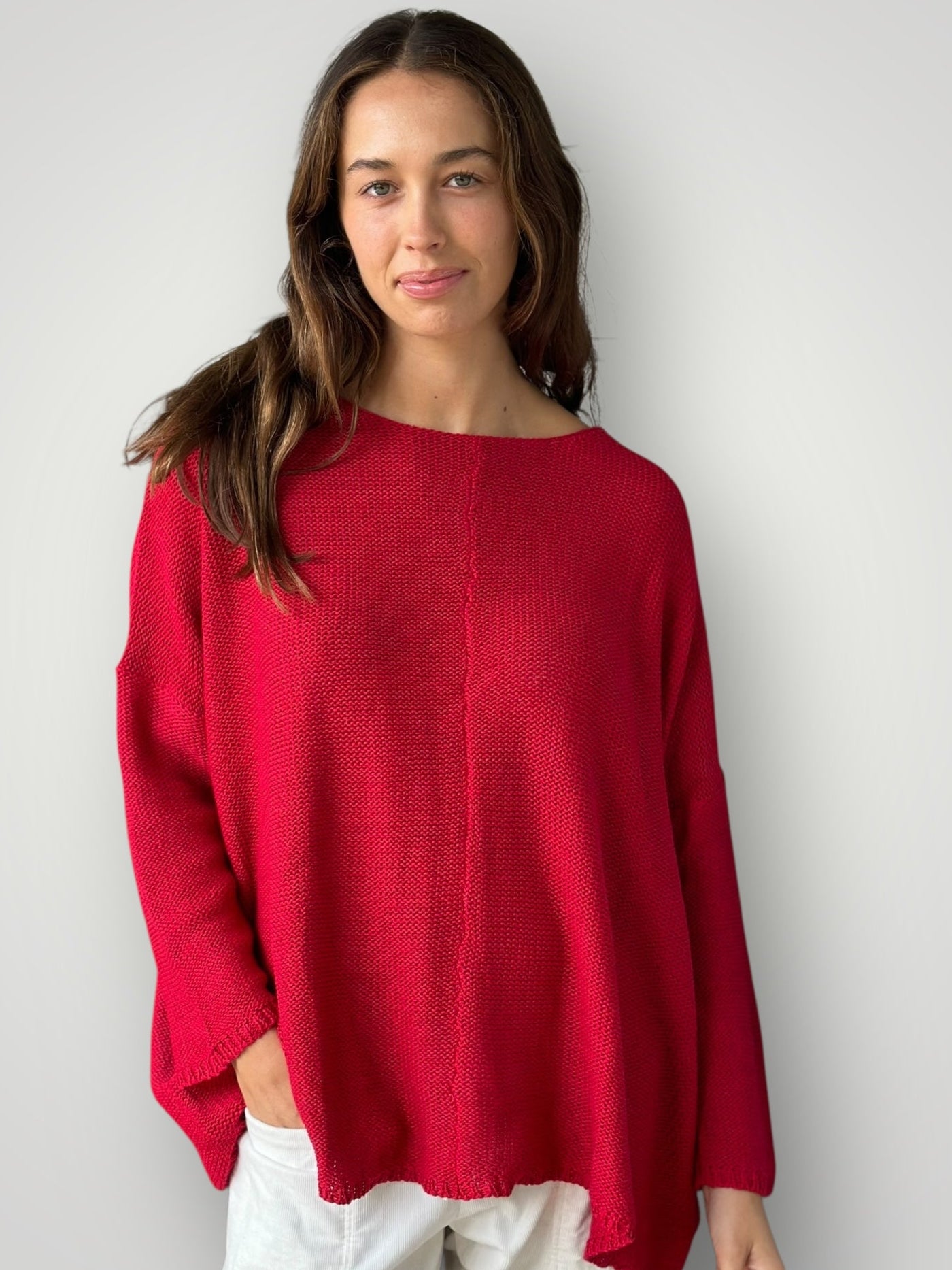 stella jersey - red cotton knit Apparel