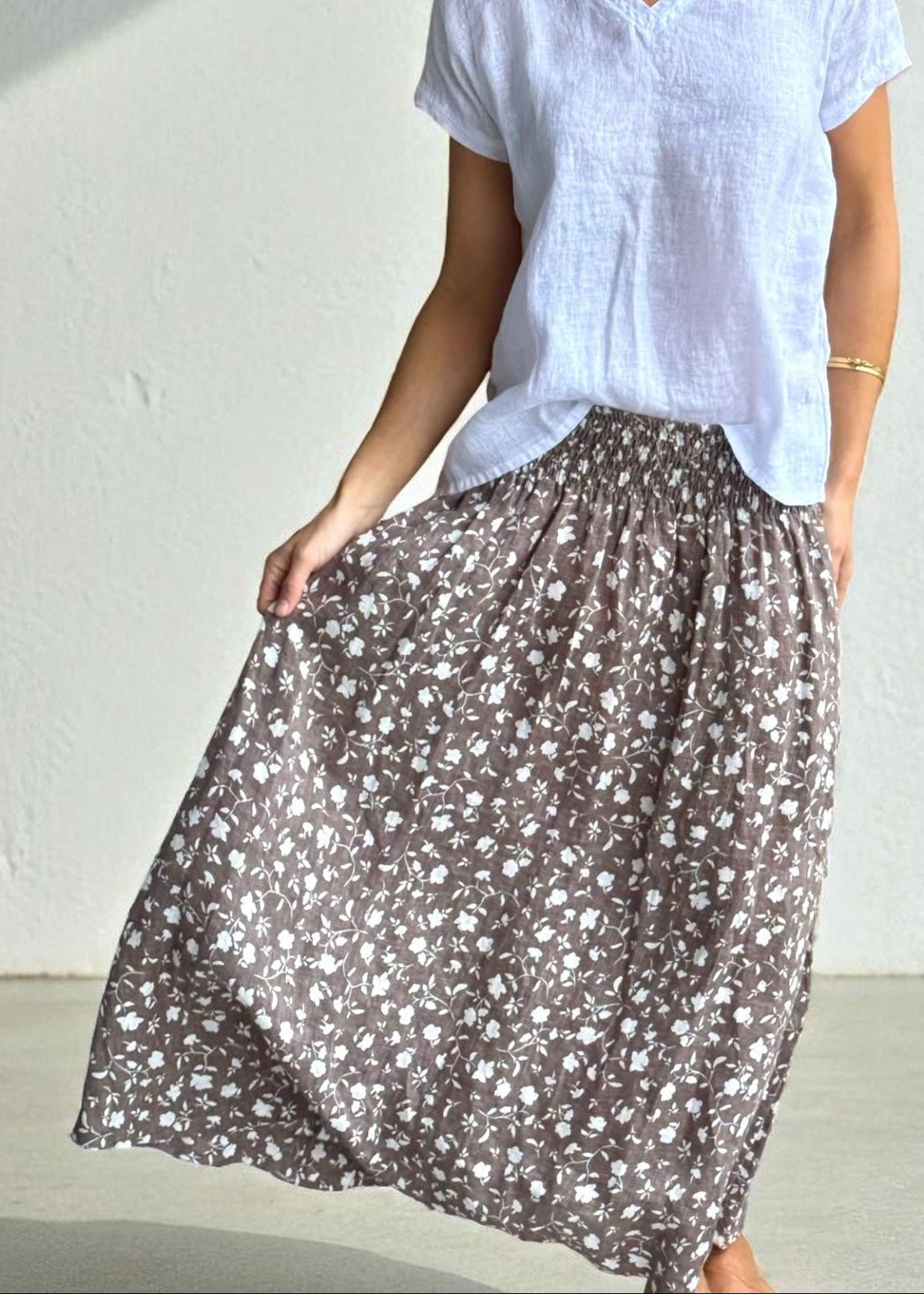 lulu skirt - soil floral Apparel