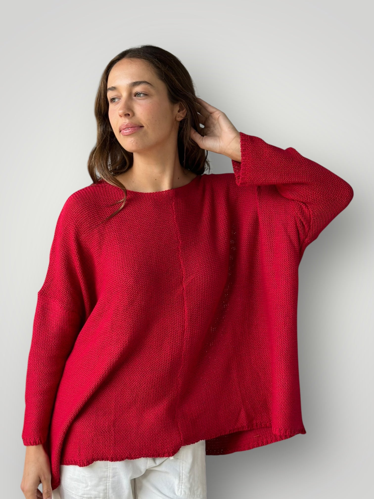stella jersey - red cotton knit Apparel