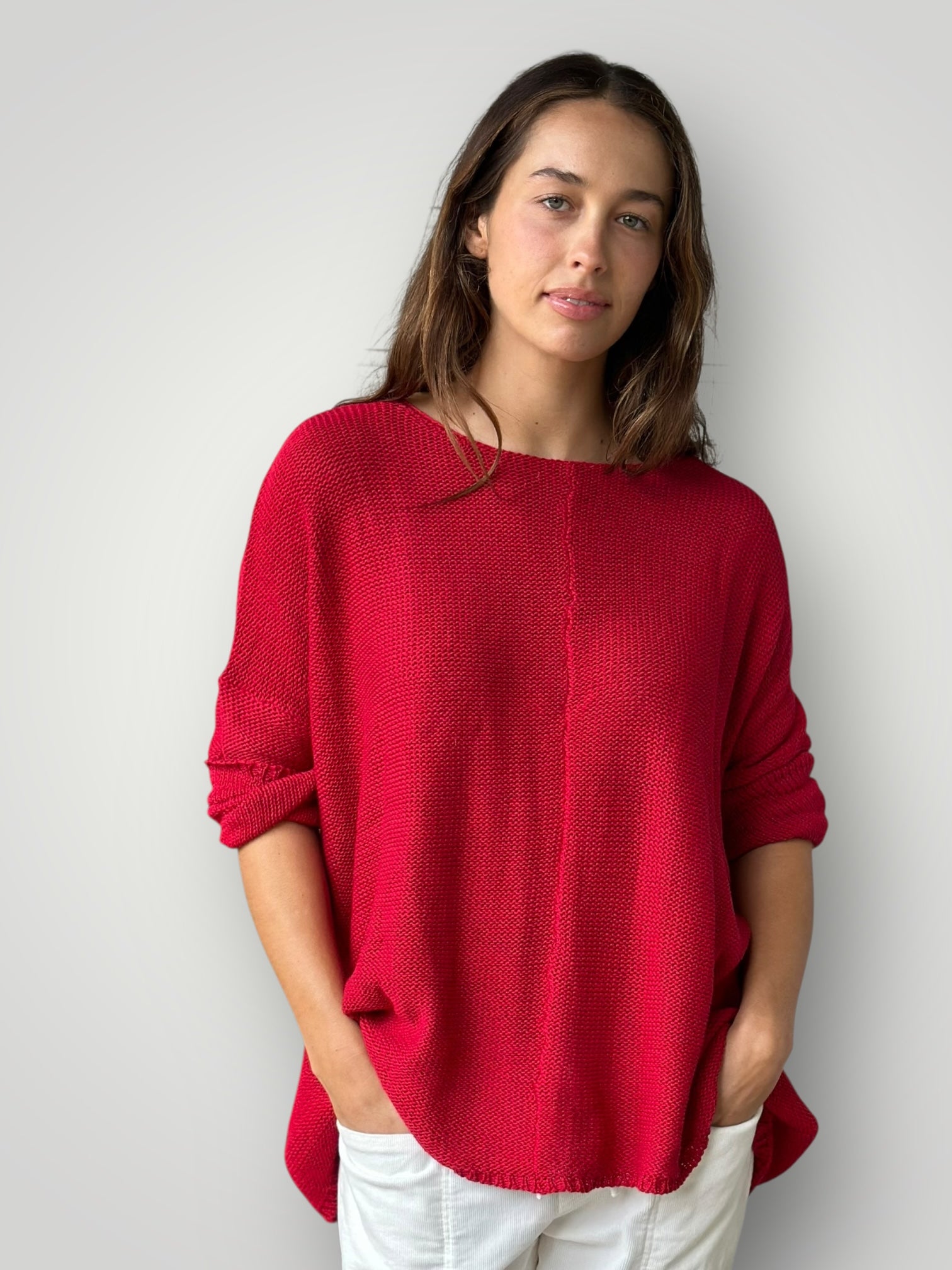 stella jersey - red cotton knit Apparel