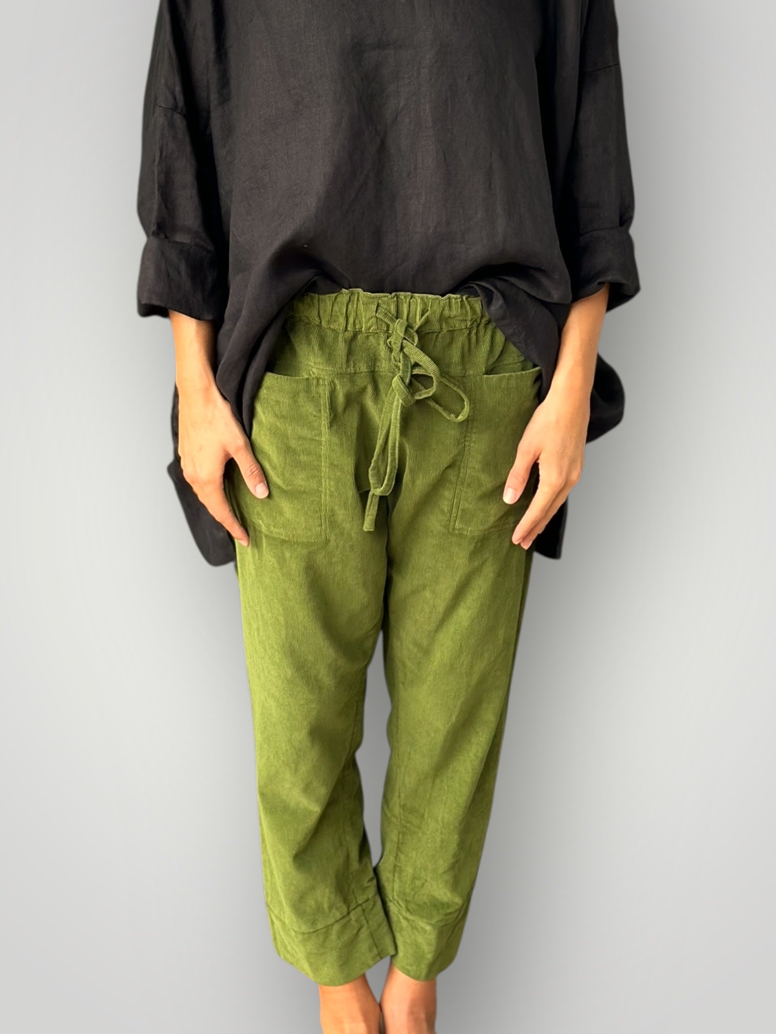 darcy pant-olive green cord General