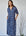 bridget dress - blue dusk floral linen Apparel