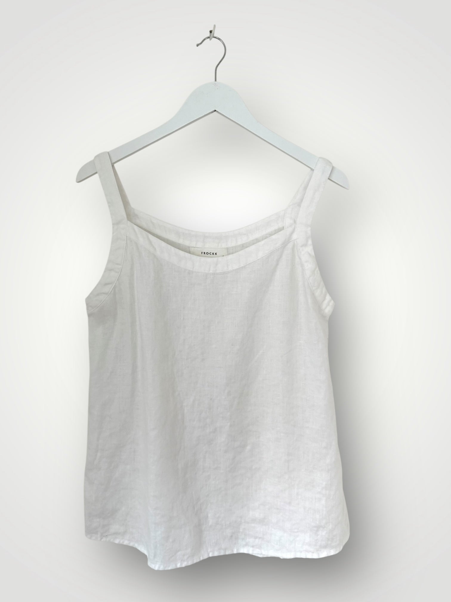 tilly tank - white linen Apparel