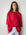 avril top - red linen Apparel