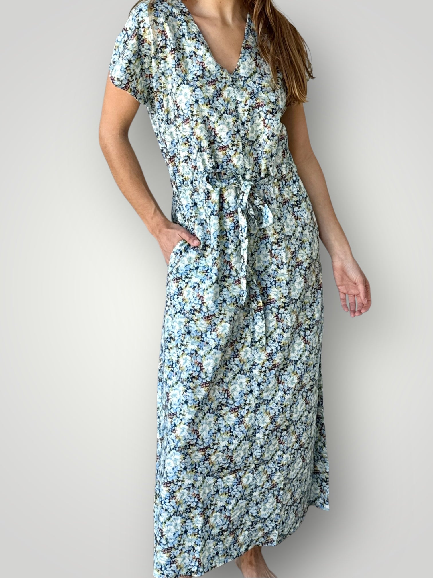 harper dress - floral garden Japanese cotton Apparel