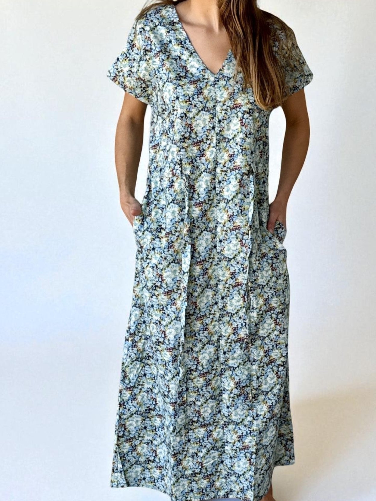 harper dress - floral garden Japanese cotton Apparel