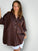 megan shirt - chocolate cotton Apparel
