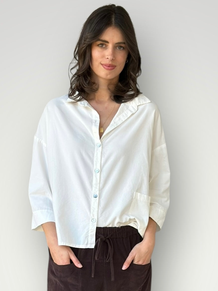 deanna shirt - winter white cord Apparel