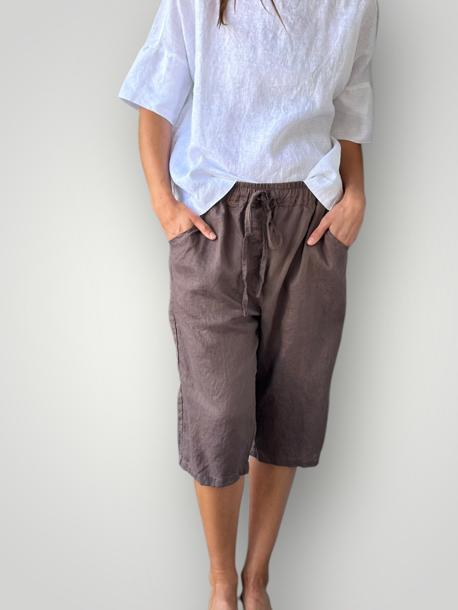 billy short - soil linen Apparel