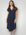 holly dress - navy linen Apparel