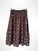 lola skirt - chocolate spot linen Apparel