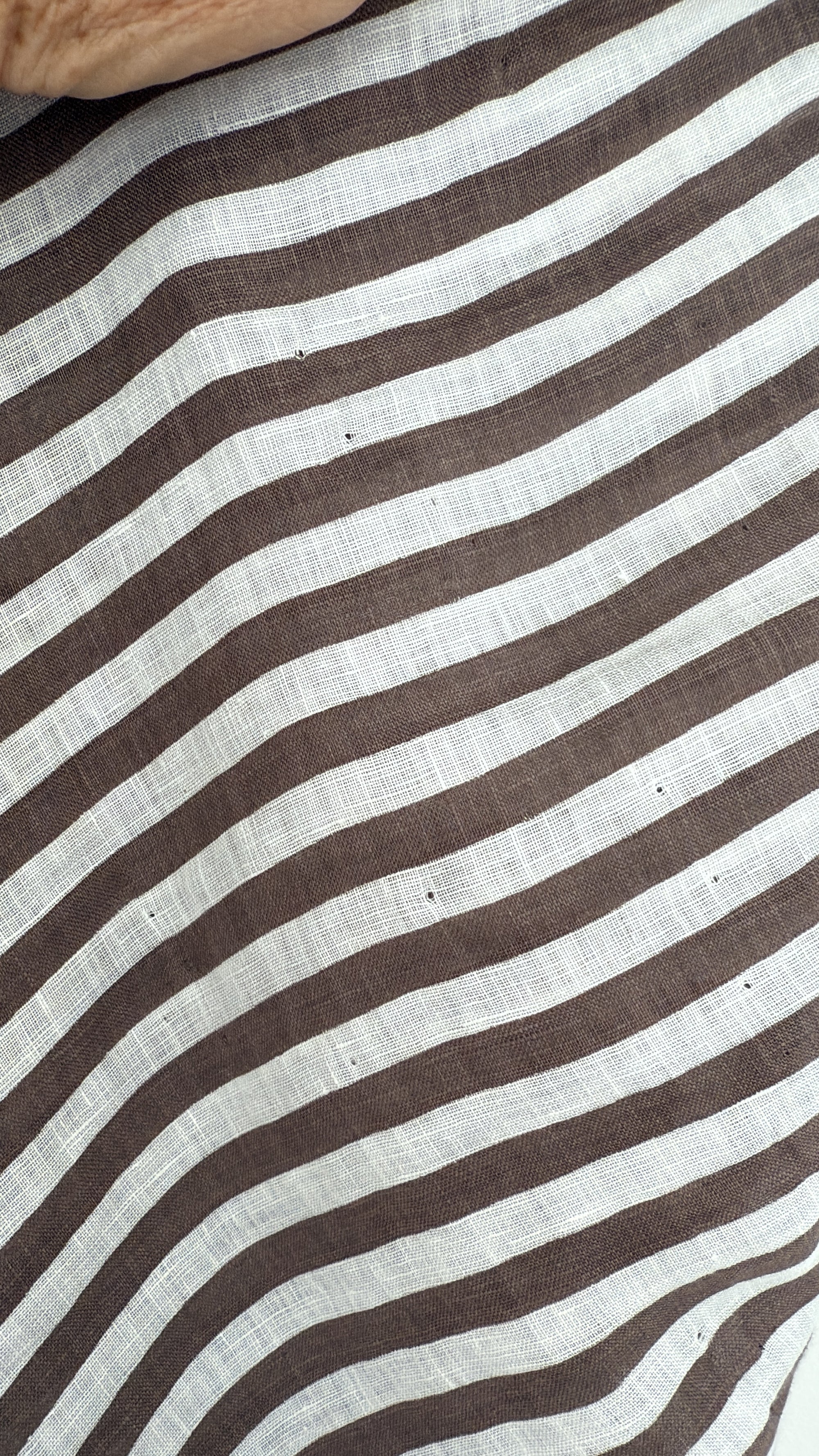 bianca dress -soil stripe linen Apparel