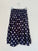 lola skirt - navy spot linen Apparel