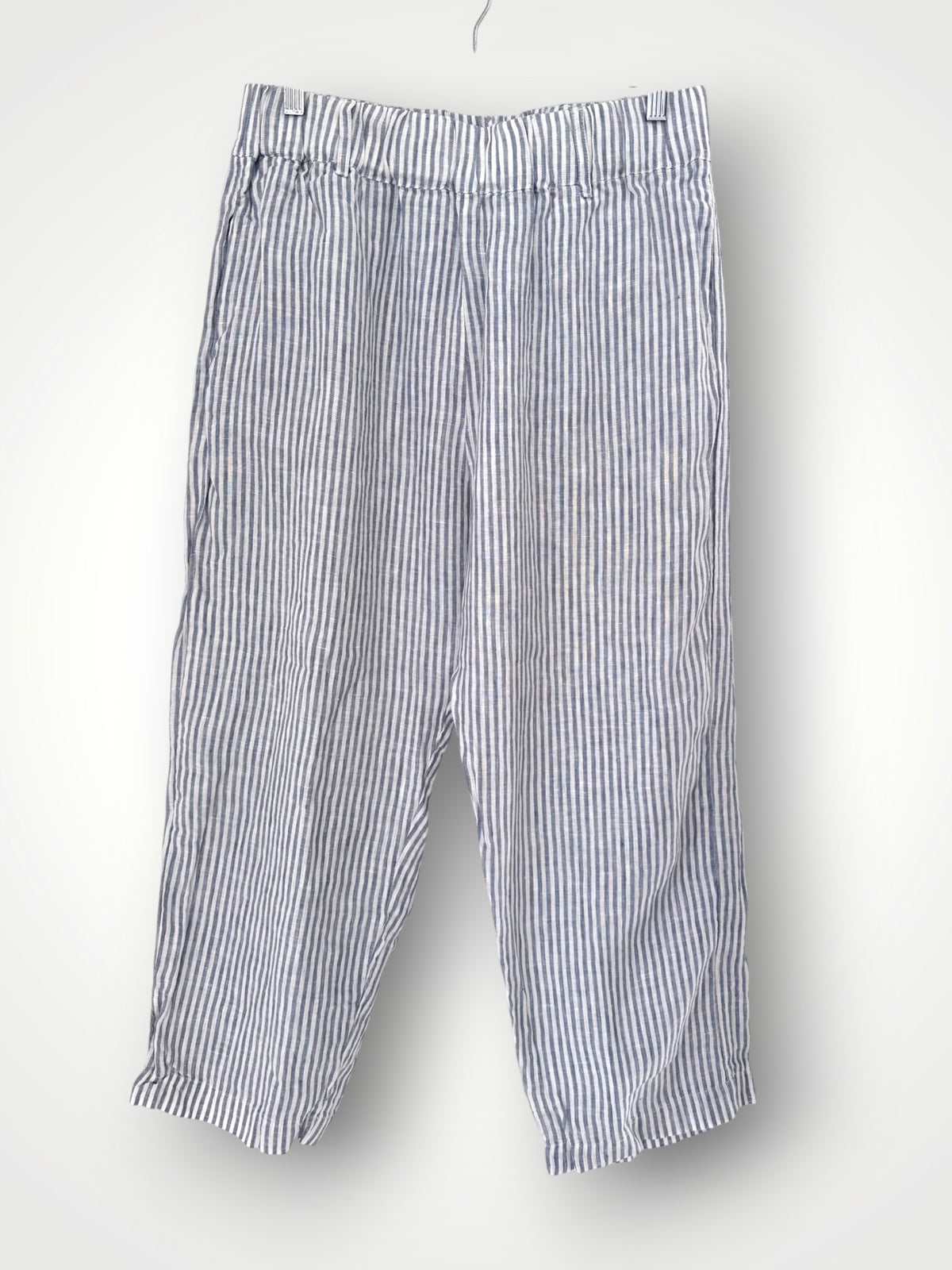 peta pants - small denim stripe linen Apparel