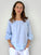 julia top-soft blue cotton embroidery Apparel