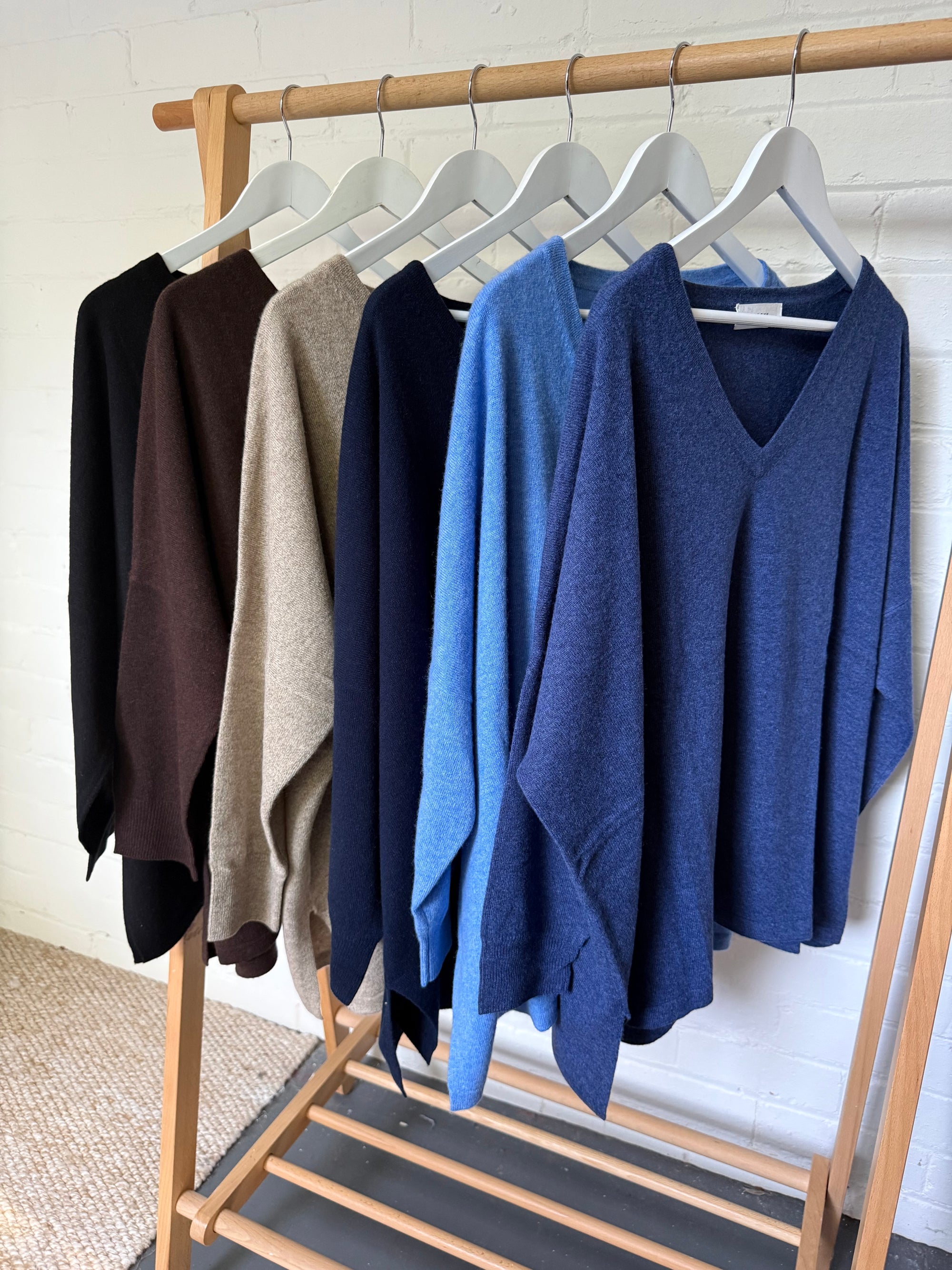 boyfriend cashmere knit -chocolate Apparel
