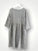 april dress - charcoal stripe linen Apparel