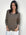 georgia v neck ribbed cashmere - walnut General