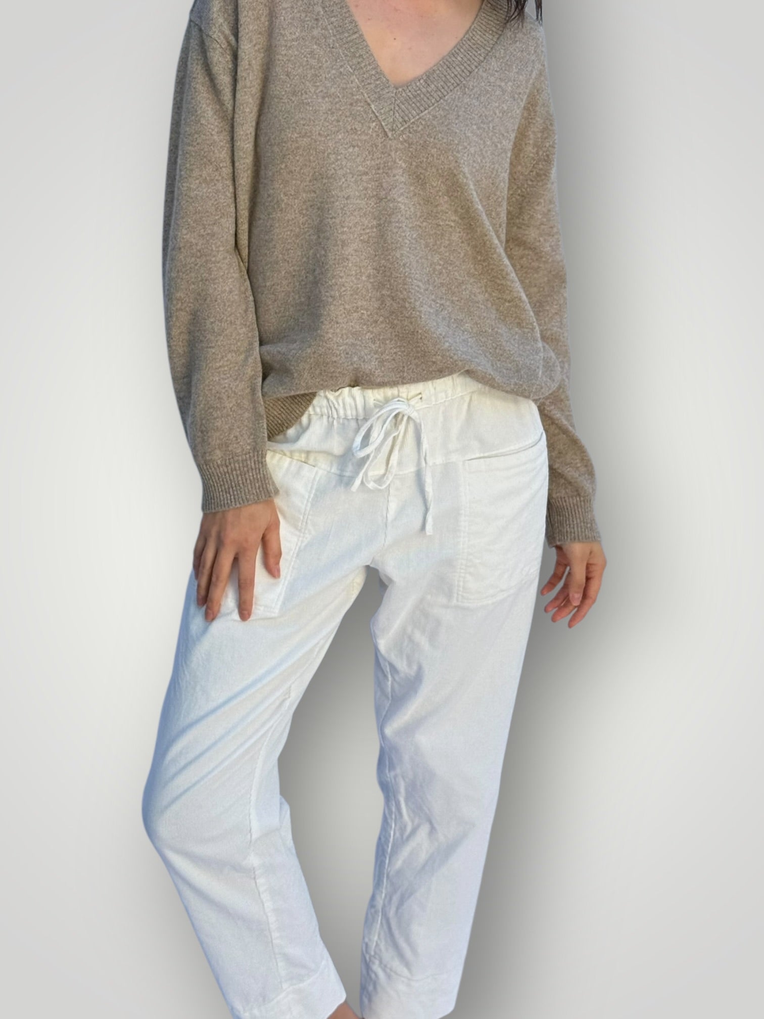 darcy pants - warm white cord Apparel