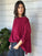 avril top - merlot cord Apparel