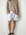 abbey short - white linen Apparel
