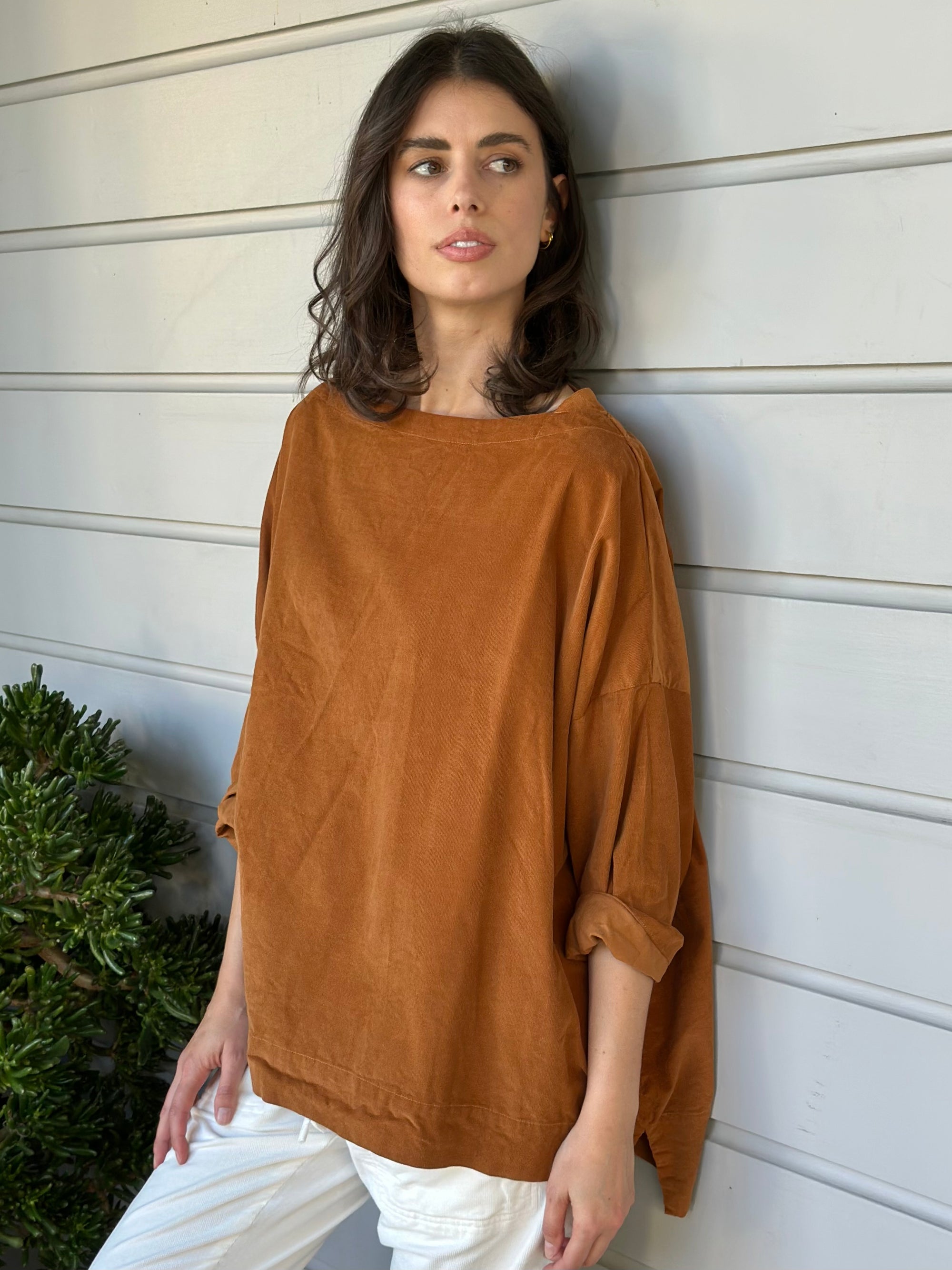 avril top - caramel cord Apparel