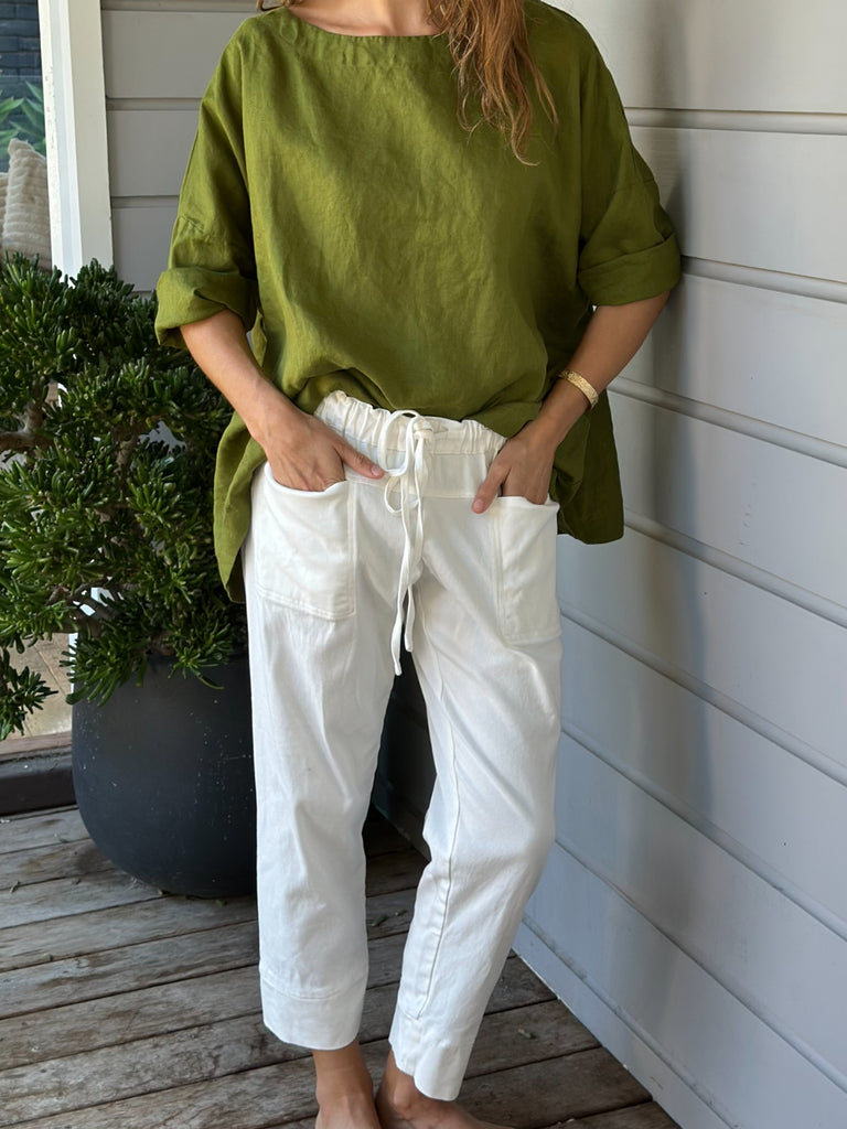 dylan pant-chalk twill Apparel