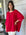 hunter top - winter red cord Apparel