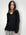 georgia v neck ribbed -black General