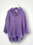megan shirt - lilac linen Apparel