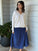 lola skirt - blue dusk cord Apparel