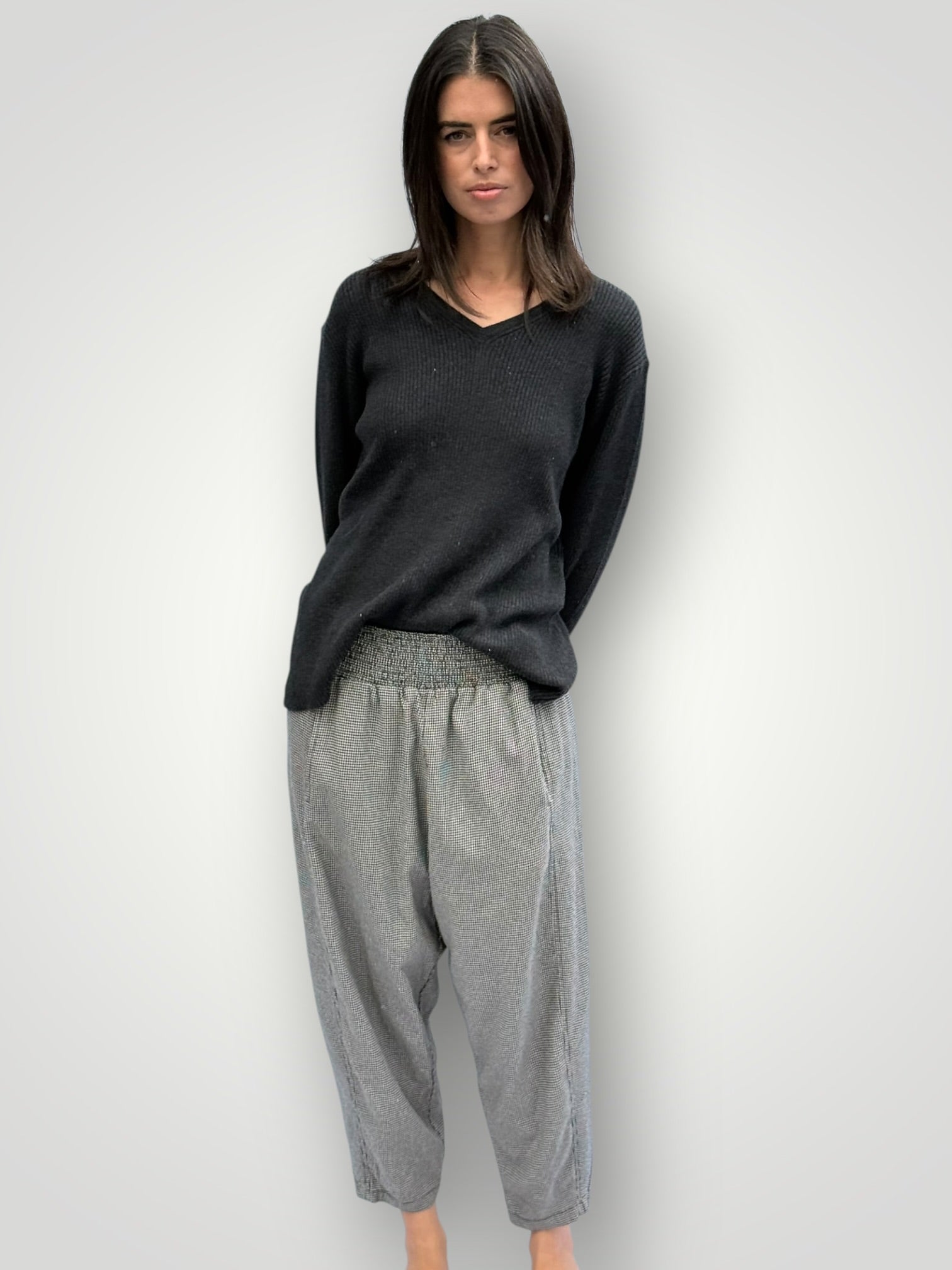 frankie pants - black houndstooth Apparel