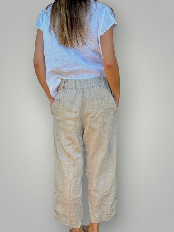peta pants - natural linen Apparel