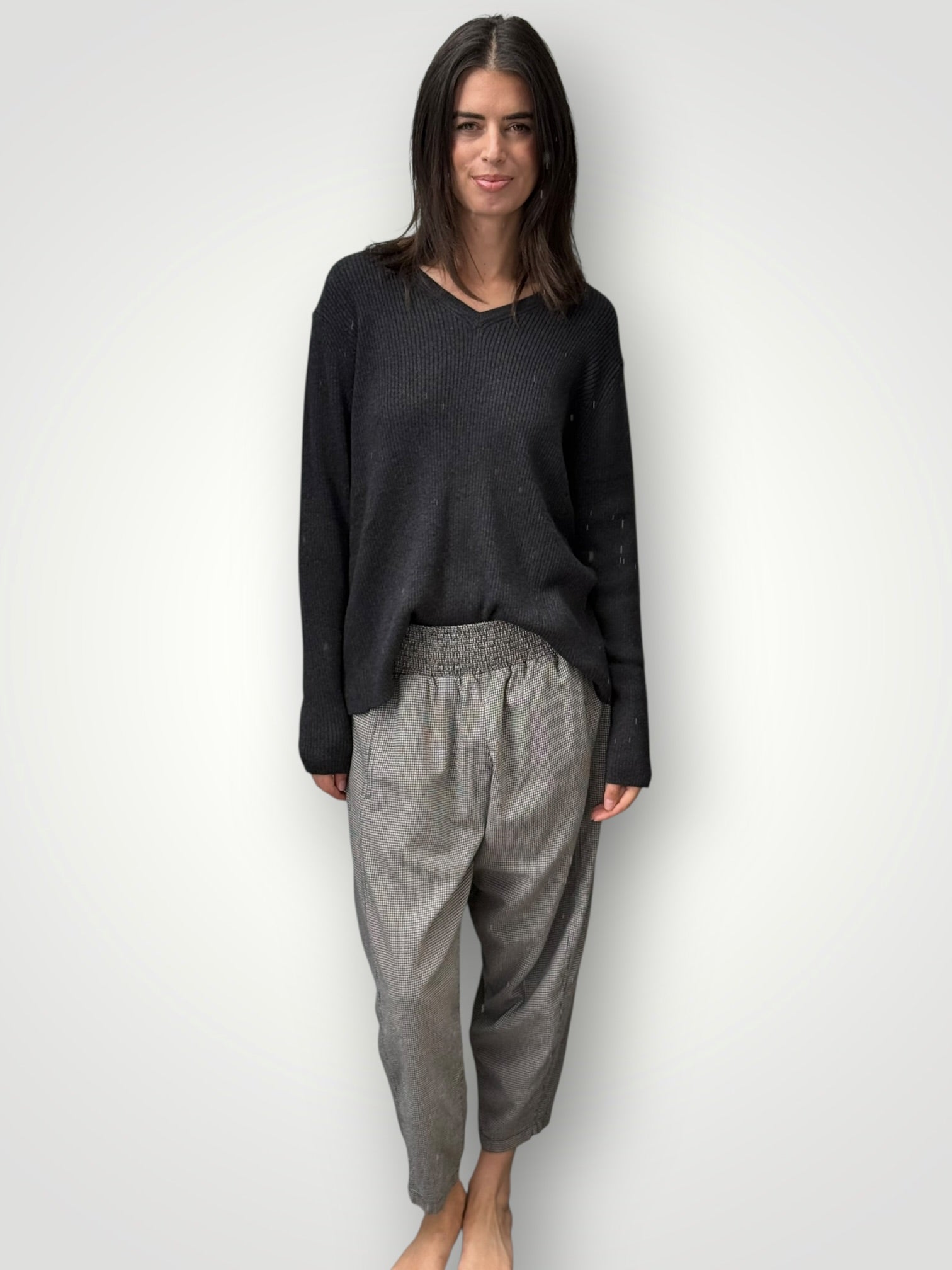 frankie pants - black houndstooth Apparel