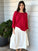 lola skirt - winter white cord Apparel