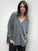 boyfriend cashmere cardigan -dark grey Apparel