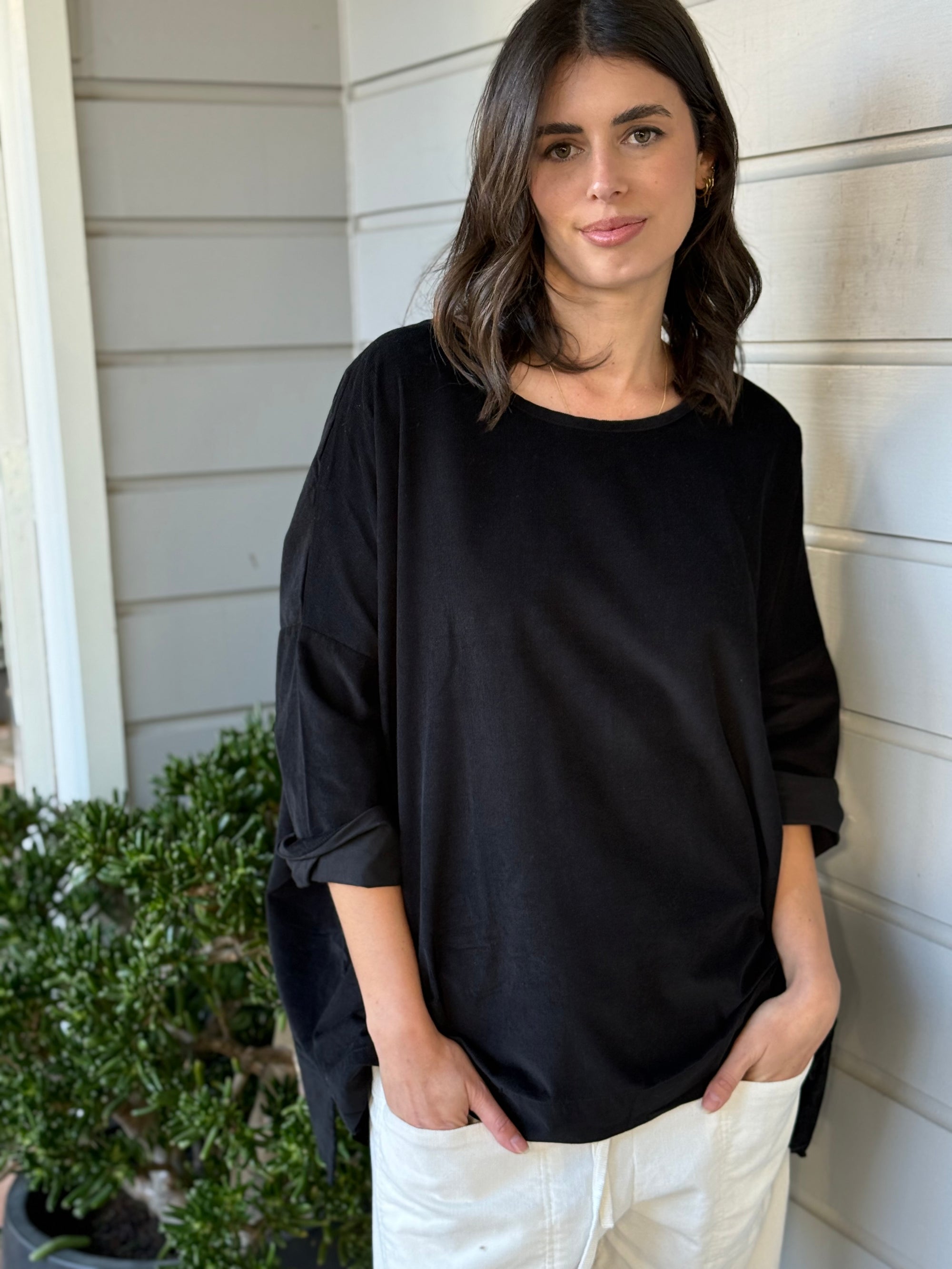 hunter top - black cord Apparel