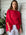 avril top - red linen Apparel  