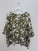 lydia top -moss white flower linen Apparel