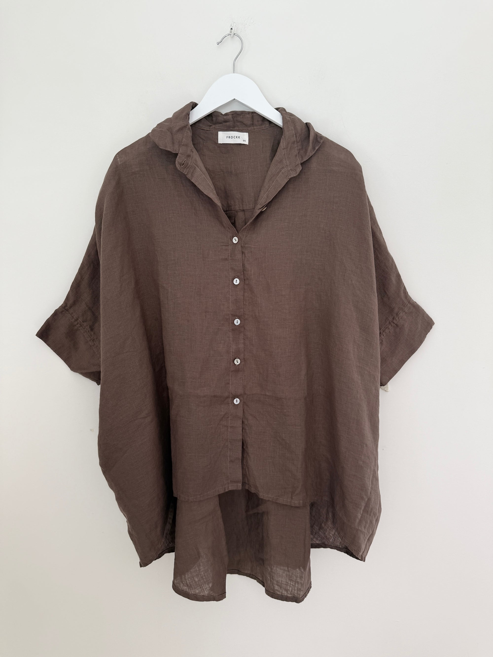 issey shirt - soil linen Apparel