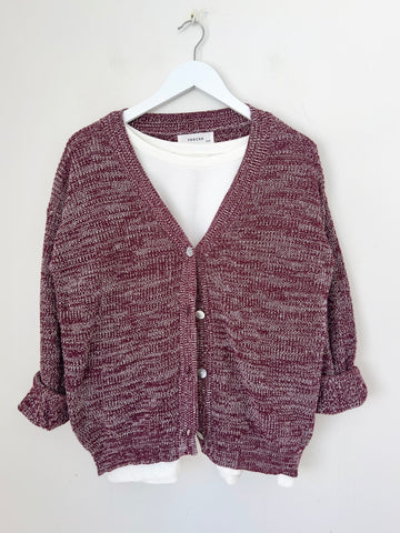 lucas cardi - wine/white blend cotton Apparel