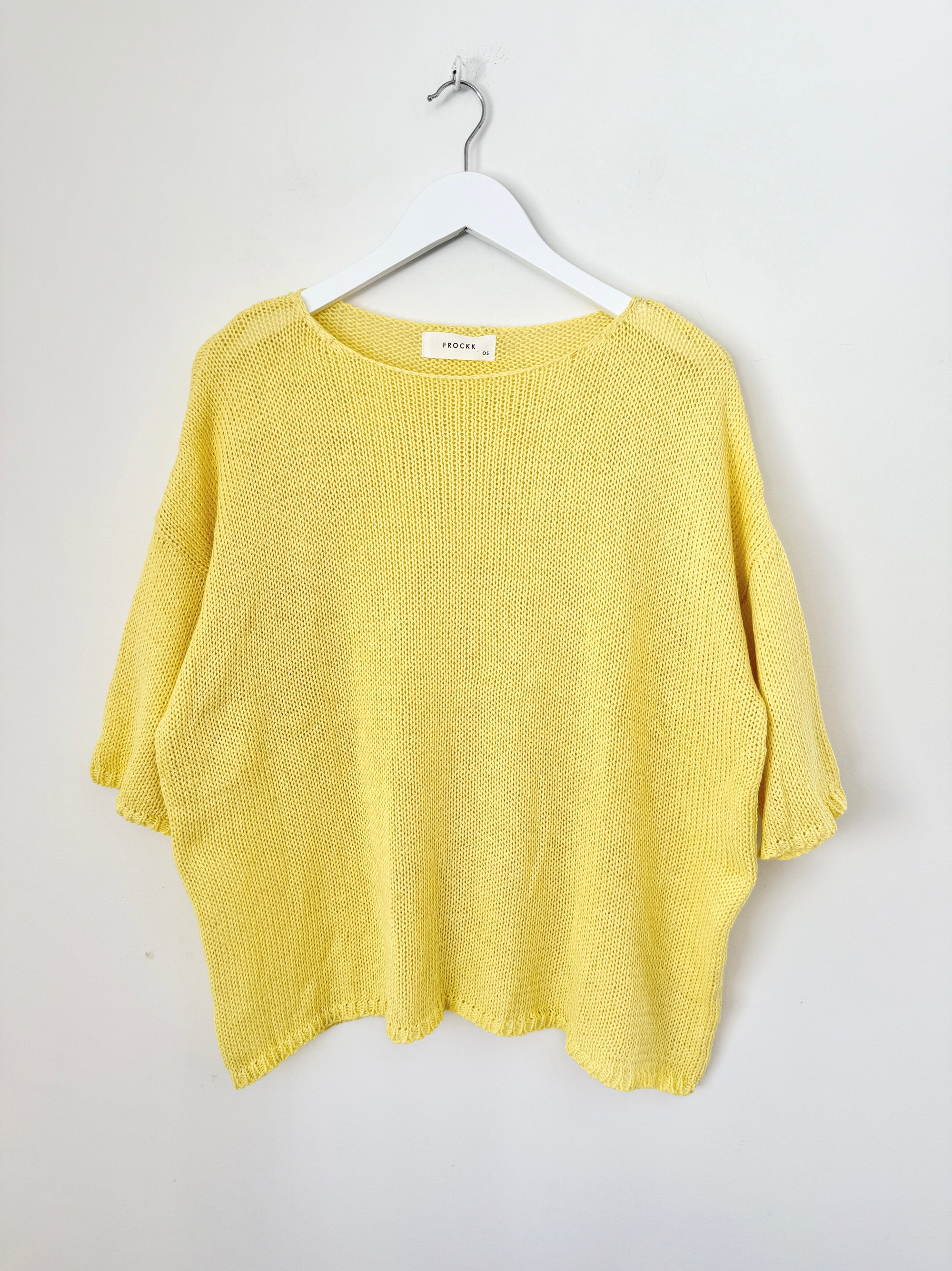 alex top - buttercup cotton knit Apparel