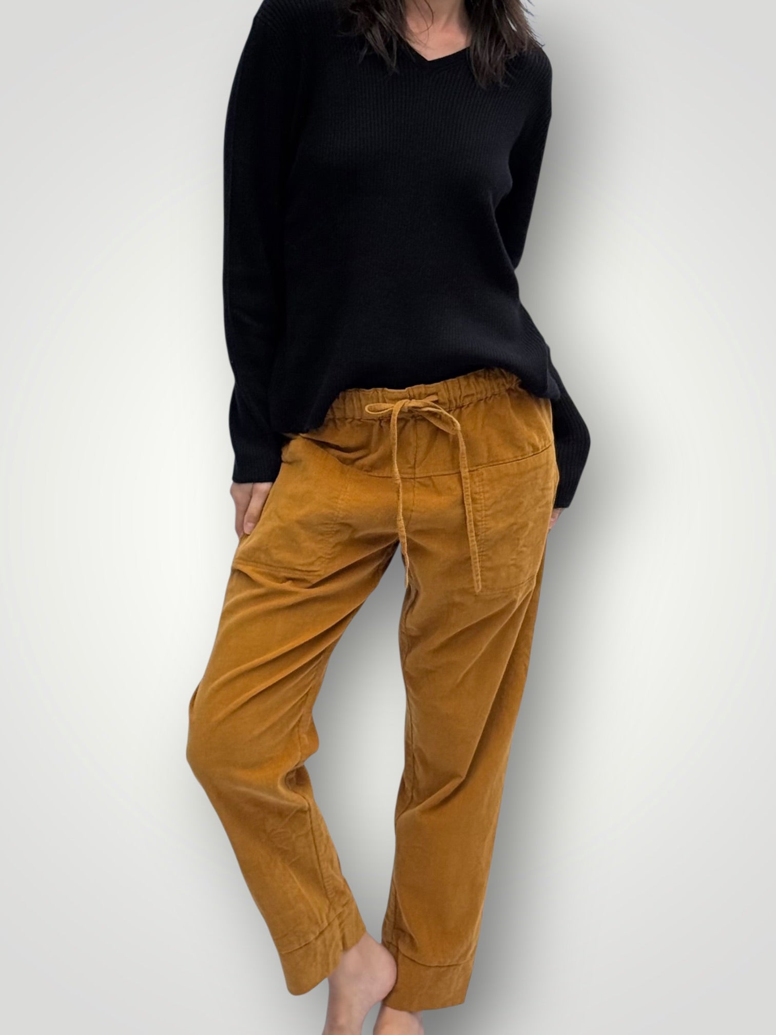darcy pants - turmeric cord Apparel