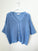 alex cardi-soft blue cotton knit Apparel