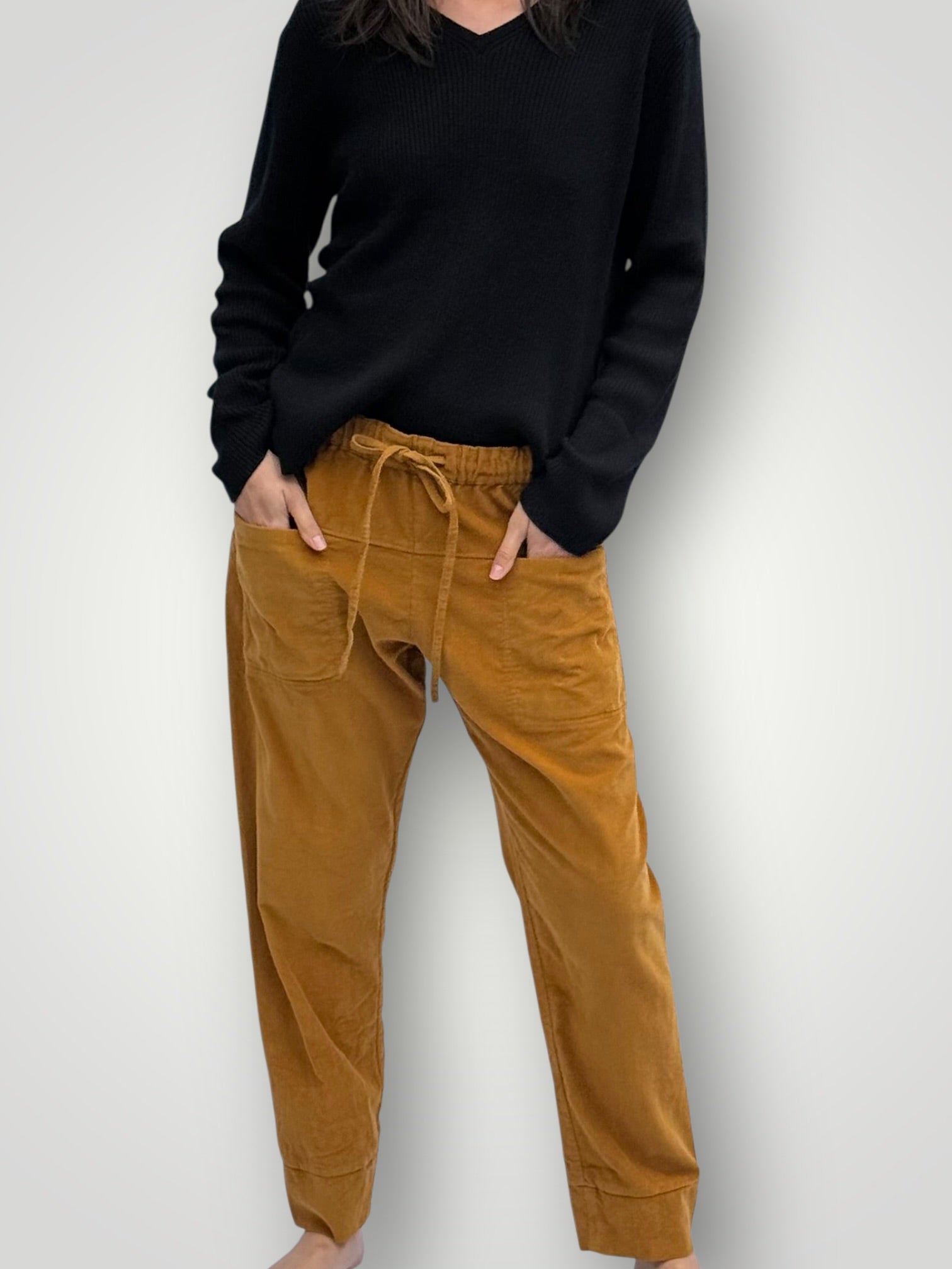 darcy pants - turmeric cord Apparel