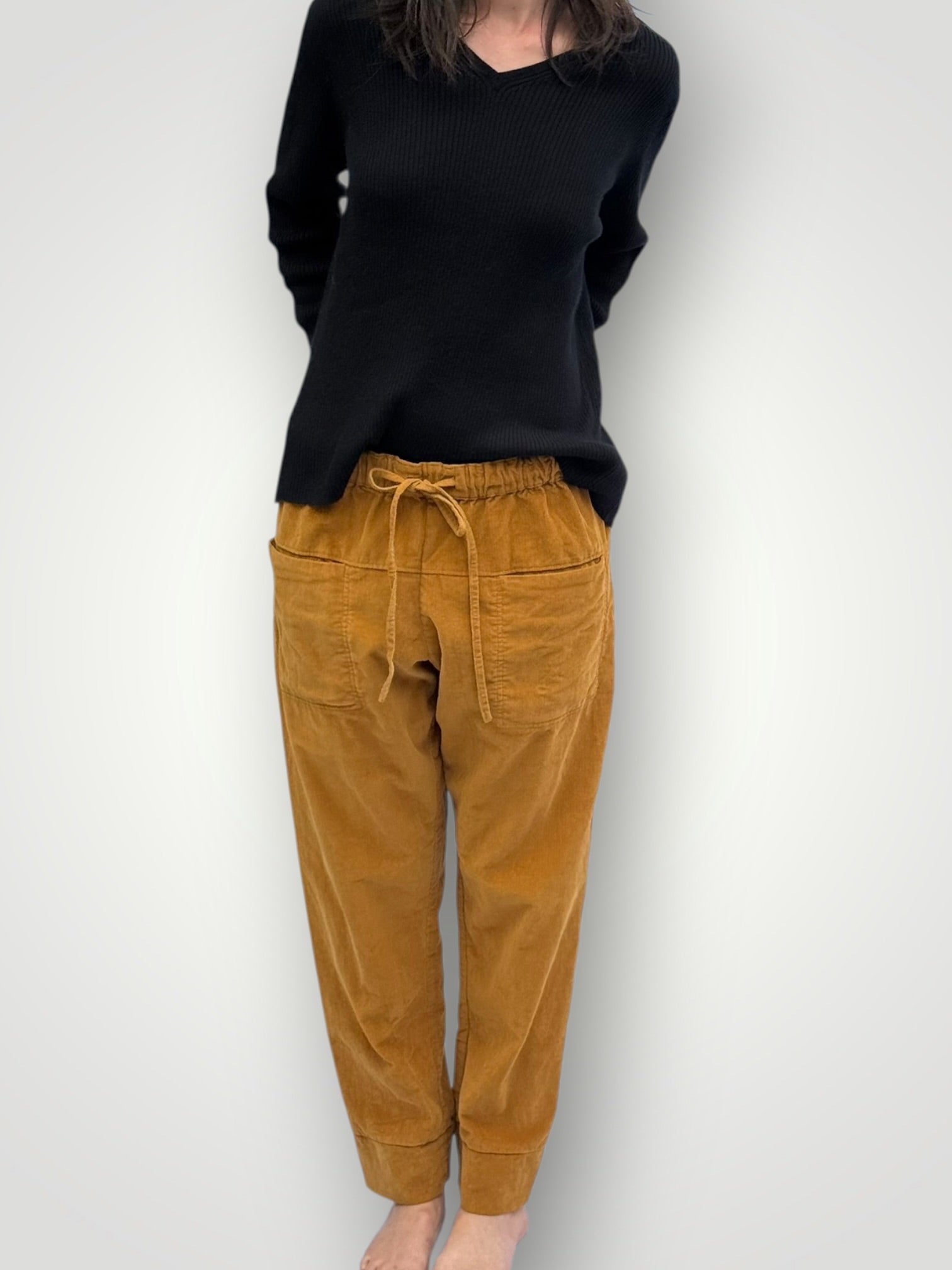 darcy pants - turmeric cord Apparel