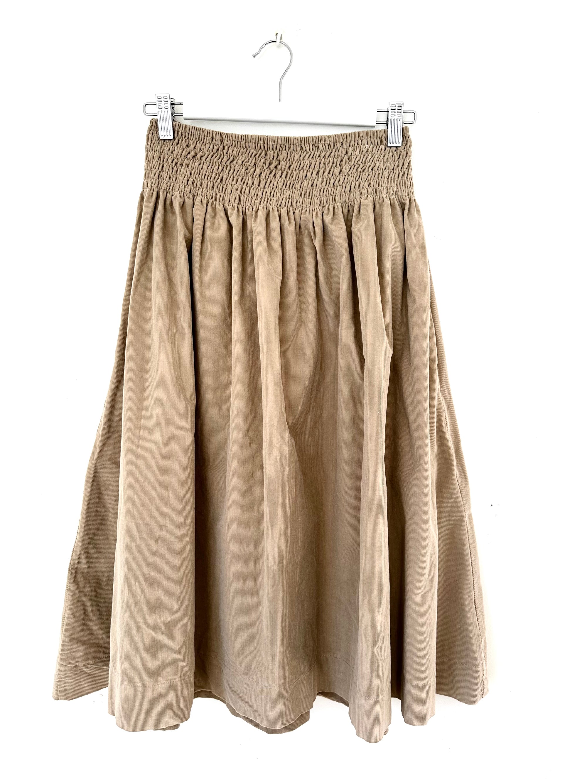 lola skirt - buckwheat cord Apparel