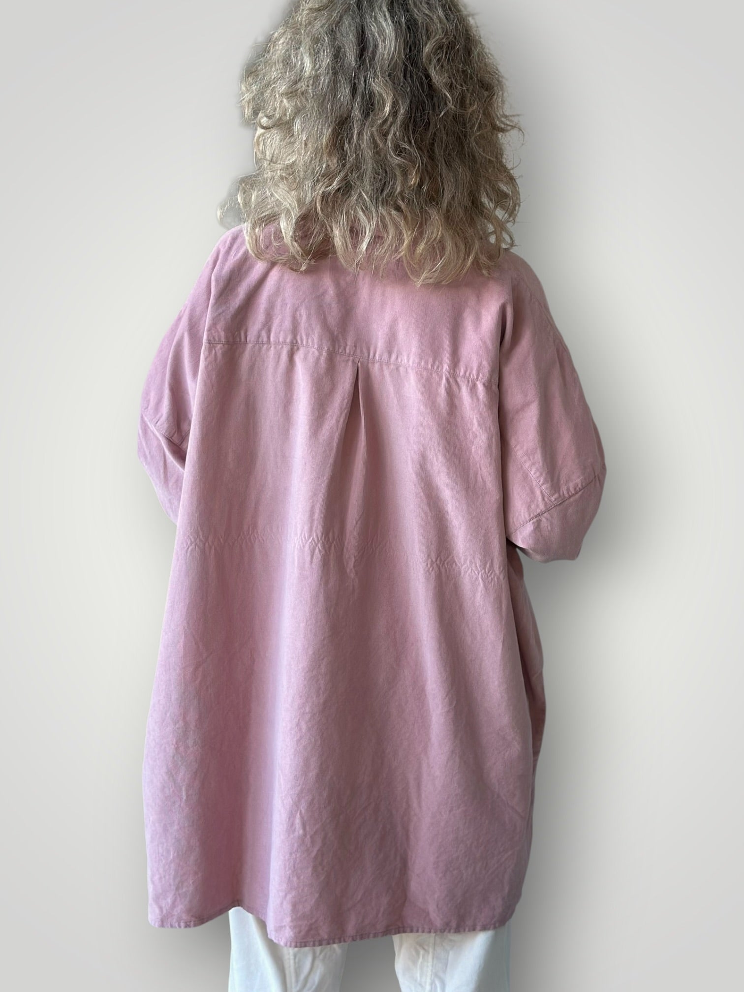 aiden oversized shirt -dusty pink cord Apparel