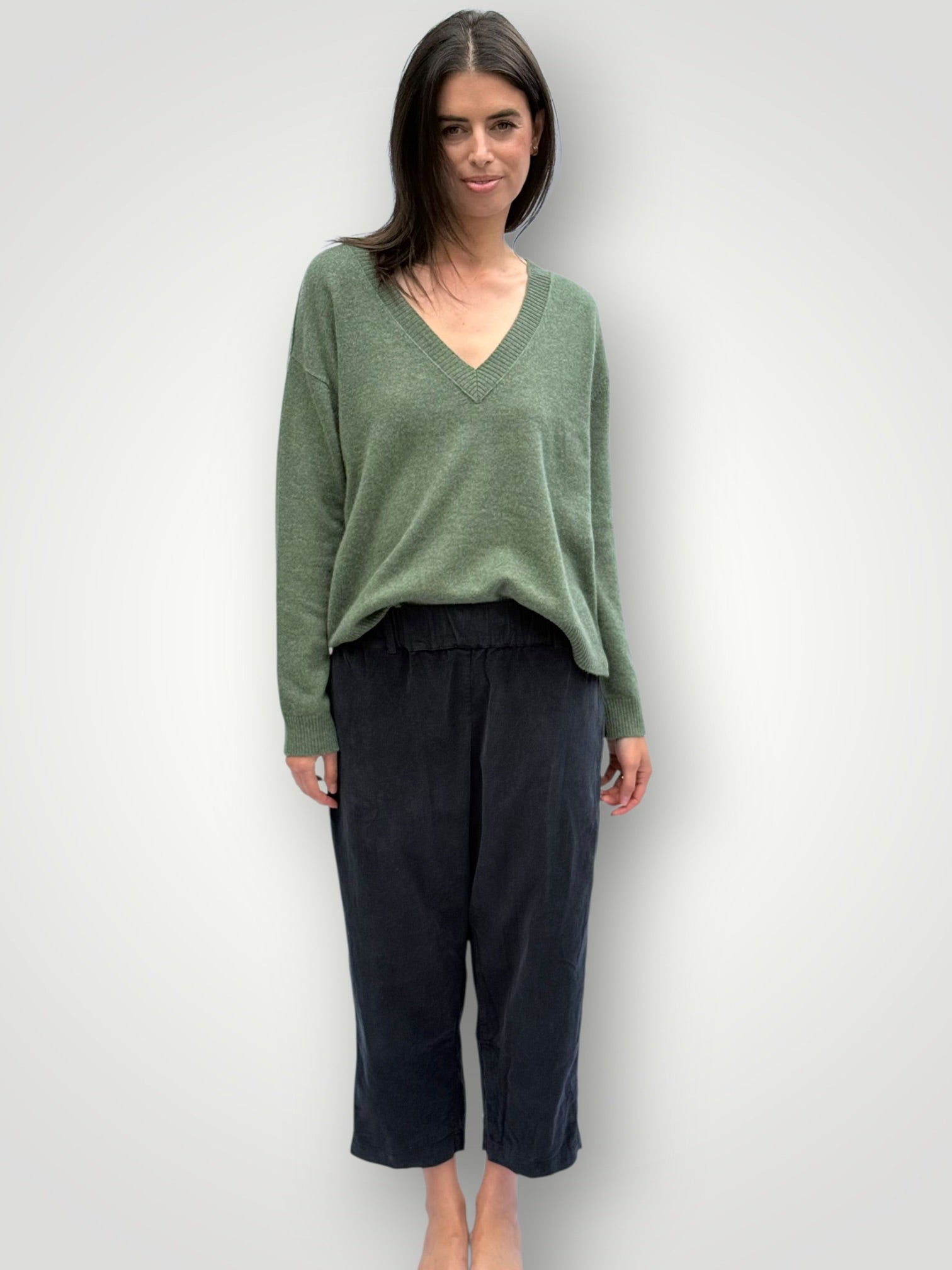 peta pants - charcoal cord Apparel